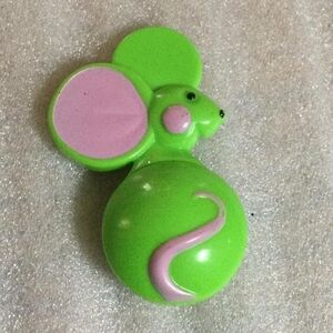 Vintage Mouse Perfume Brooch